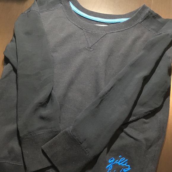 Gilly Hicks women’s navy 3/4 sleeve sweater size S - Picture 6 of 7